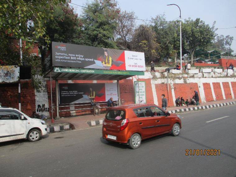 Bus Shelter - Shalimar Road Nr. / Indira chowk Nr. SMGS Hospital, JAMMU, JAMMU AND KASHMIR Bus Shelter - Shalimar Road Nr. / Indira chowk Nr. SMGS Hospital, JAMMU, JAMMU AND KASHMIR