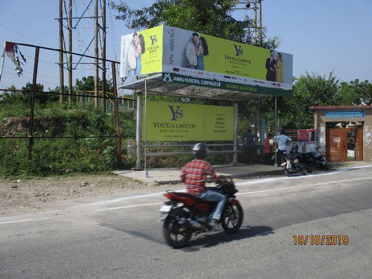 Bus Shelter - Bagwati Nagar Chowk, JAMMU, JAMMU AND KASHMIR Bus Shelter - Bagwati Nagar Chowk, JAMMU, JAMMU AND KASHMIR