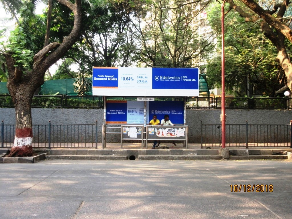 Bus Queue Shelter - Near Manoranjan Showroom - Maharshi Arvind Chowk, Mulund West, Mumbai, Maharashtra Bus Queue Shelter - Near Manoranjan Showroom - Maharshi Arvind Chowk, Mulund West, Mumbai, Maharashtra