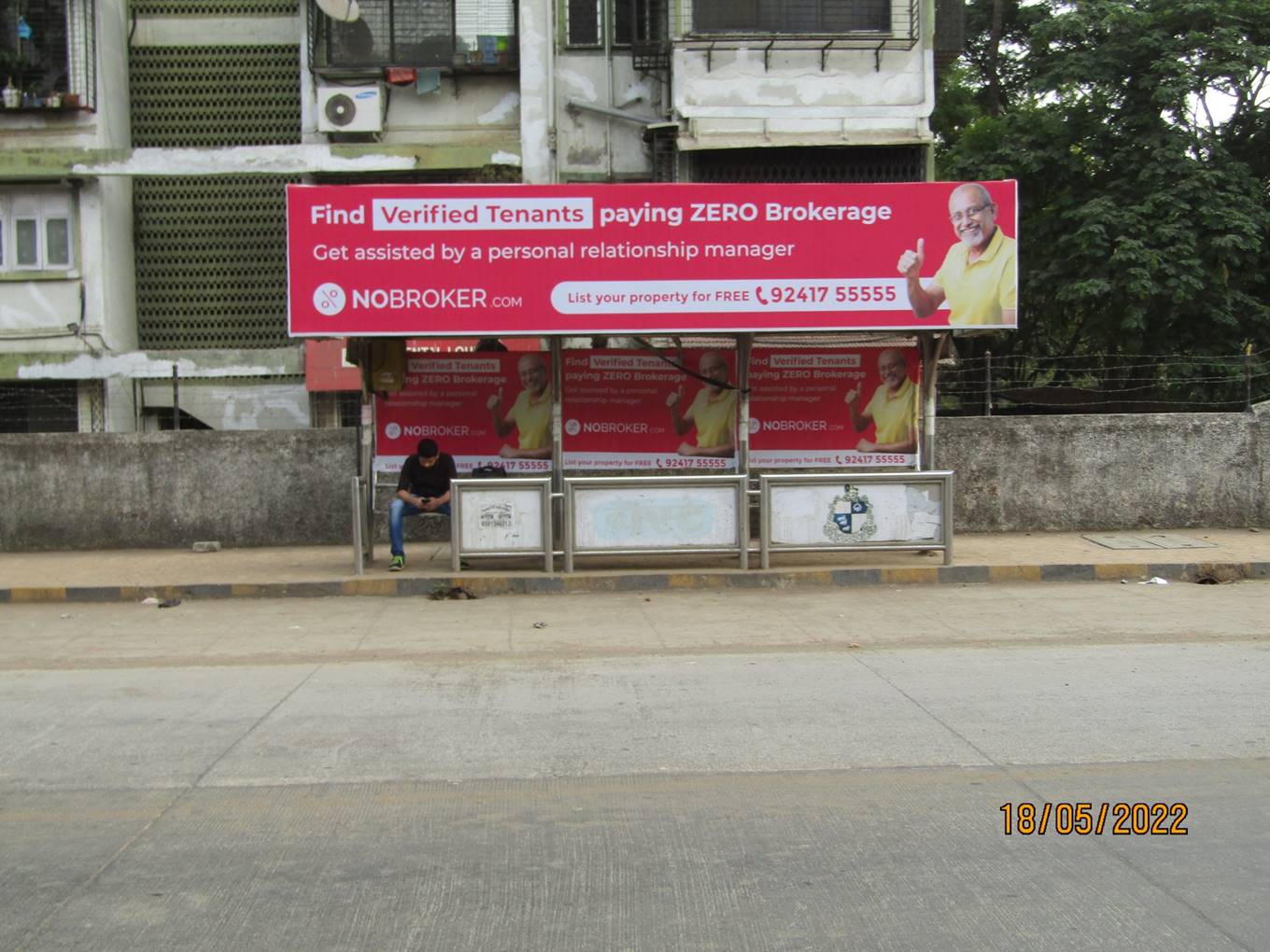 Bus Queue Shelter - Borivli-Dahisar bridge - Ram Mandir, Borivali, Mumbai, Maharashtra Bus Queue Shelter - Borivli-Dahisar bridge - Ram Mandir, Borivali, Mumbai, Maharashtra