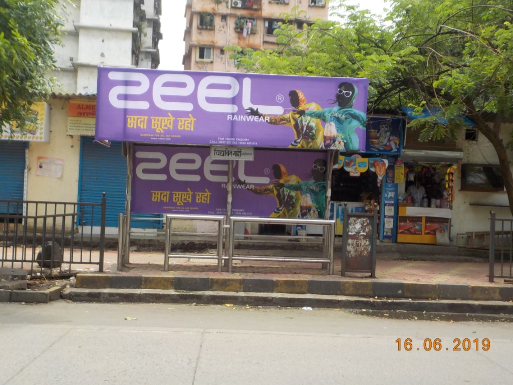 Bus Queue Shelter - - Vidyaben Gardi School, Mulund West, Mumbai, Maharashtra Bus Queue Shelter - - Vidyaben Gardi School, Mulund West, Mumbai, Maharashtra