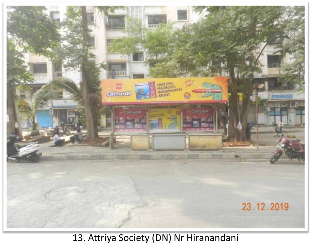 Bus Queue Shelter - - Attriya Society (DN) Nr Hiranandani, Thane, Mumbai, Maharashtra Bus Queue Shelter - - Attriya Society (DN) Nr Hiranandani, Thane, Mumbai, Maharashtra