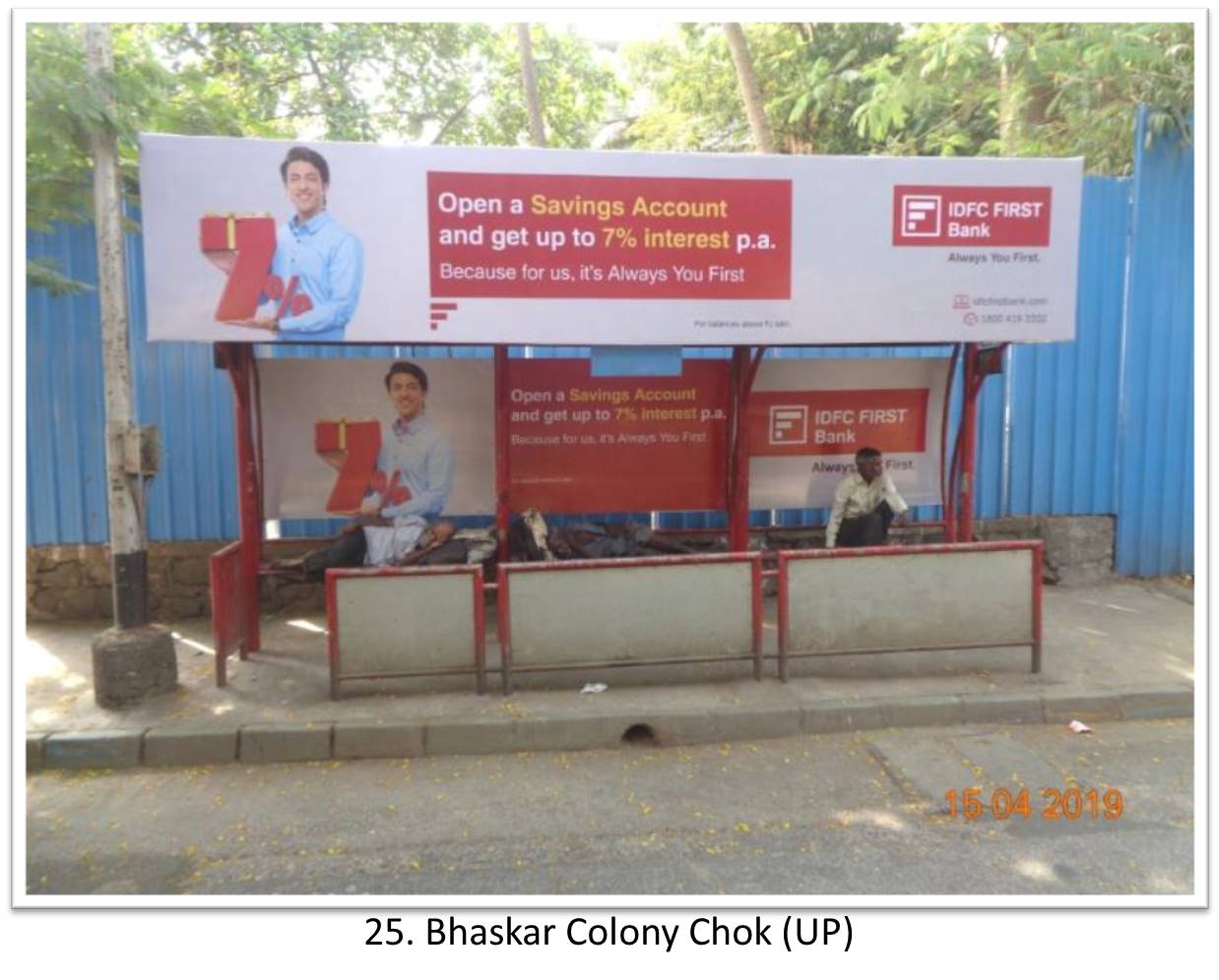 Bus Queue Shelter - - Bhaskar Colony Chok (UP), Thane, Mumbai, Maharashtra Bus Queue Shelter - - Bhaskar Colony Chok (UP), Thane, Mumbai, Maharashtra