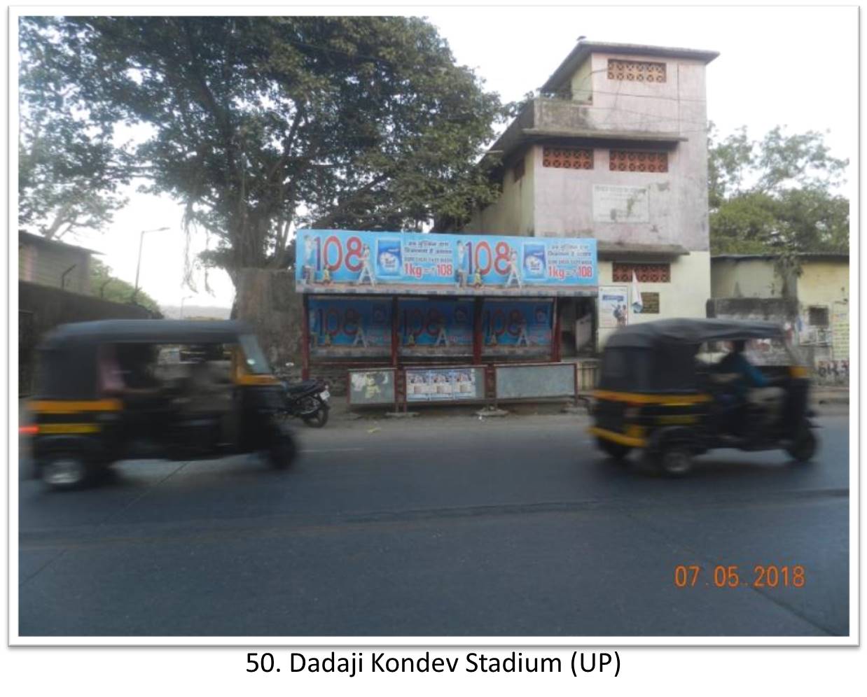 Bus Queue Shelter - - Dadaji Kondev Stadium (UP), Thane, Mumbai, Maharashtra Bus Queue Shelter - - Dadaji Kondev Stadium (UP), Thane, Mumbai, Maharashtra