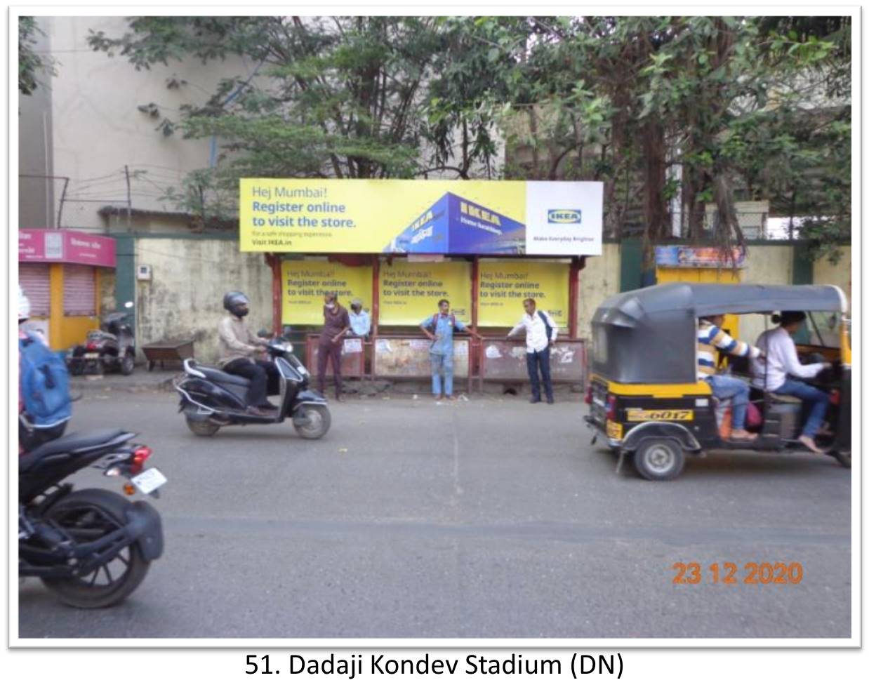Bus Queue Shelter - - Dadaji Kondev Stadium (DN), Thane, Mumbai, Maharashtra Bus Queue Shelter - - Dadaji Kondev Stadium (DN), Thane, Mumbai, Maharashtra
