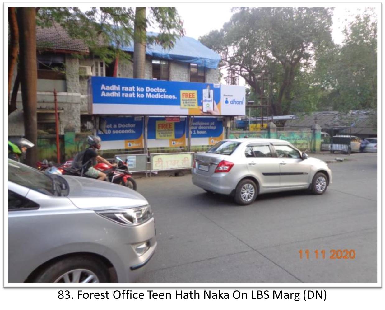 Bus Queue Shelter - - Forest Office Teen Hath Naka On LBS Marg (DN), Thane, Mumbai, Maharashtra Bus Queue Shelter - - Forest Office Teen Hath Naka On LBS Marg (DN), Thane, Mumbai, Maharashtra