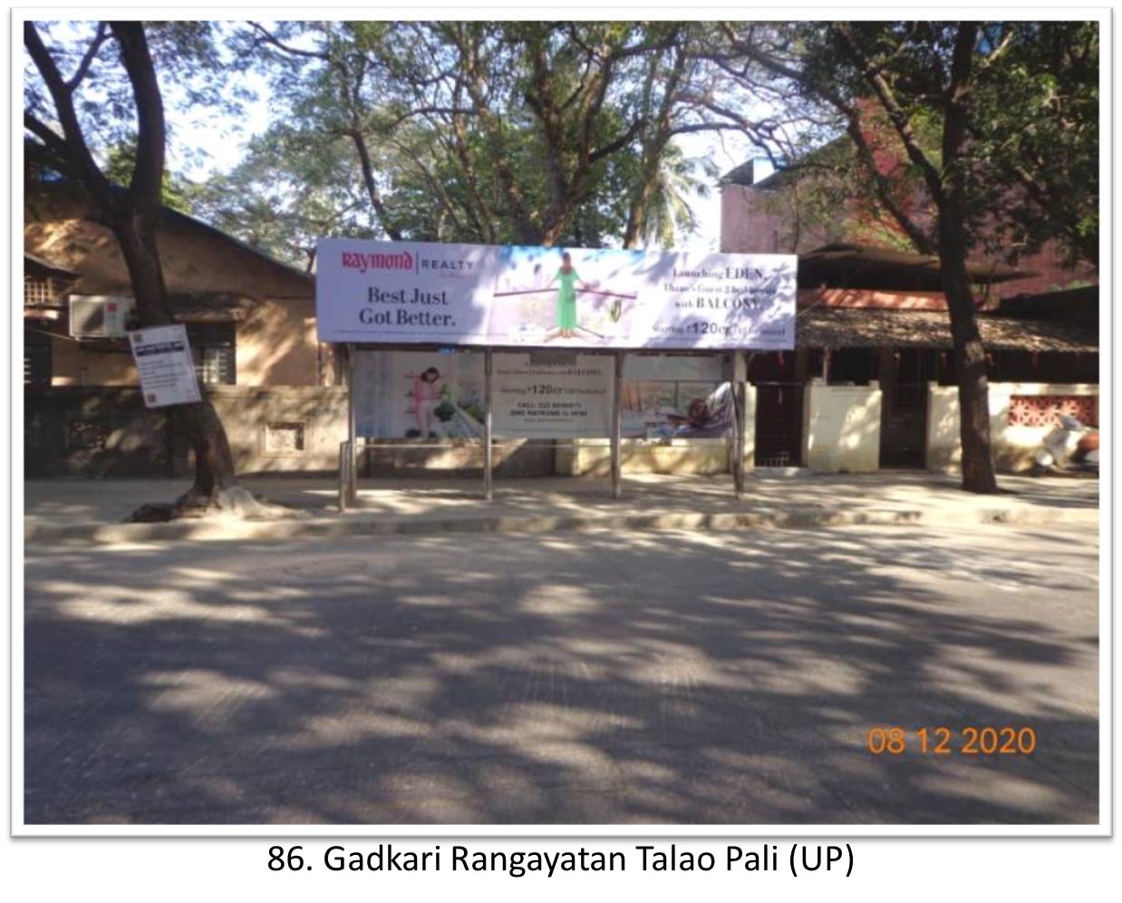 Bus Queue Shelter - - Gadkari Rangayatan Talao Pali (UP), Thane, Mumbai, Maharashtra Bus Queue Shelter - - Gadkari Rangayatan Talao Pali (UP), Thane, Mumbai, Maharashtra