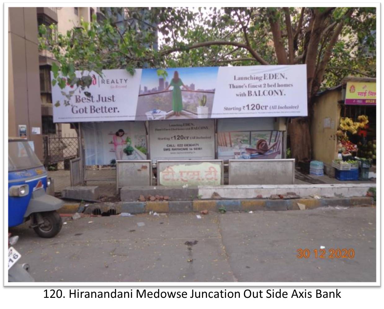 Bus Queue Shelter - - Hiranandani Medowse Juncation Out Side Axis Bank, Thane, Mumbai, Maharashtra Bus Queue Shelter - - Hiranandani Medowse Juncation Out Side Axis Bank, Thane, Mumbai, Maharashtra