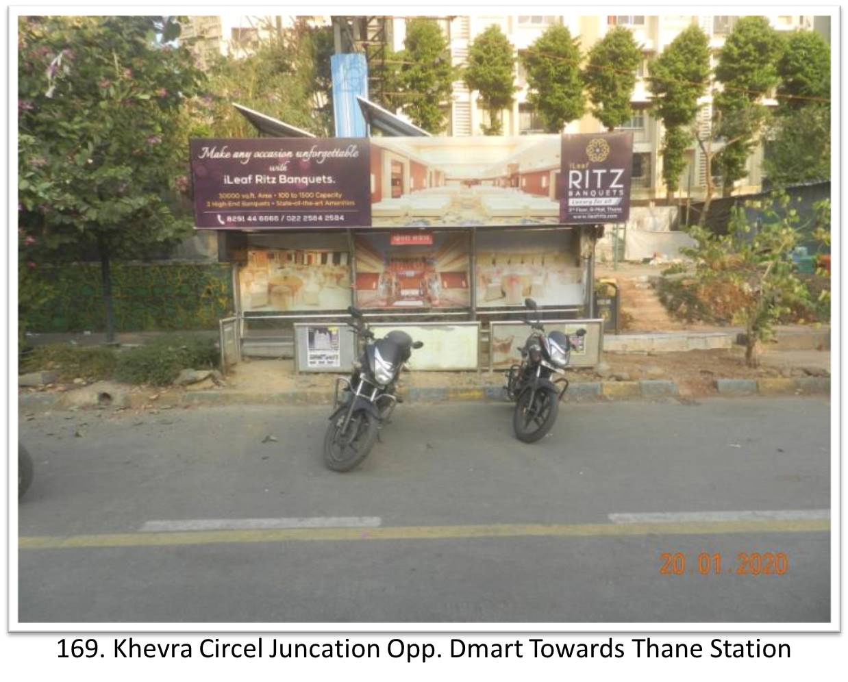 Bus Queue Shelter - - Khevra Circel Juncation Opp. Dmart Towards Thane Station, Thane, Mumbai, Maharashtra Bus Queue Shelter - - Khevra Circel Juncation Opp. Dmart Towards Thane Station, Thane, Mumbai, Maharashtra
