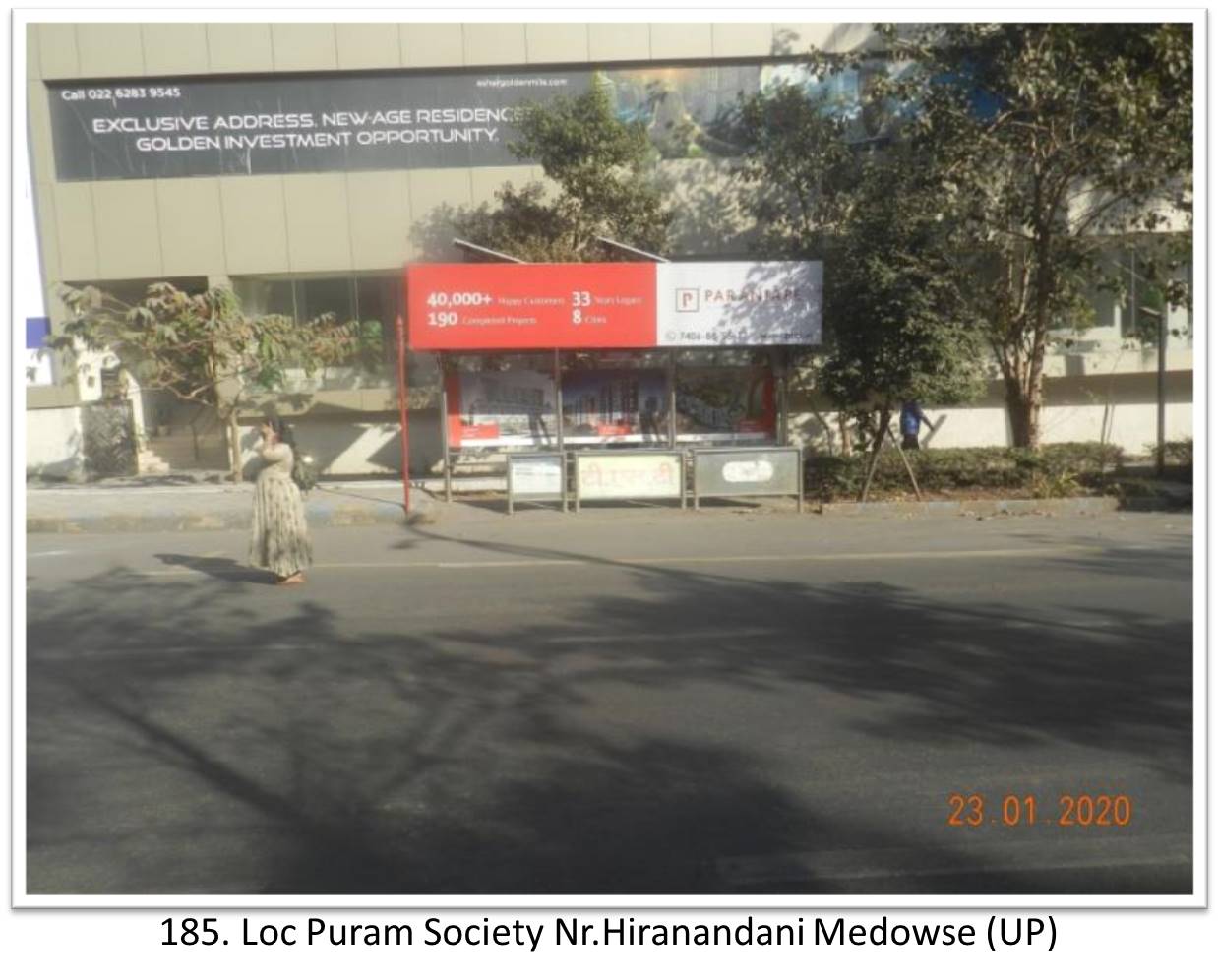 Bus Queue Shelter - - Loc Puram Society Nr.Hiranandani Medowse (UP), Thane, Mumbai, Maharashtra Bus Queue Shelter - - Loc Puram Society Nr.Hiranandani Medowse (UP), Thane, Mumbai, Maharashtra