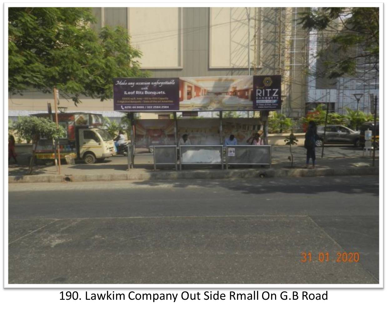 Bus Queue Shelter - - Lawkim Company Out Side Rmall On G.B Road, Thane, Mumbai, Maharashtra Bus Queue Shelter - - Lawkim Company Out Side Rmall On G.B Road, Thane, Mumbai, Maharashtra