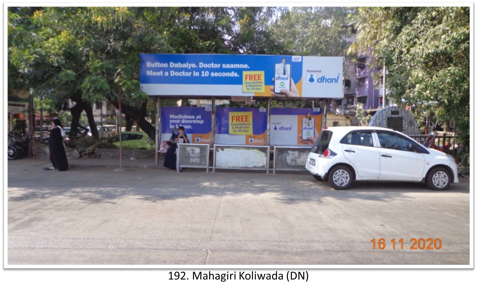 Bus Queue Shelter - - Mahagiri Koliwada (DN), Thane, Mumbai, Maharashtra Bus Queue Shelter - - Mahagiri Koliwada (DN), Thane, Mumbai, Maharashtra