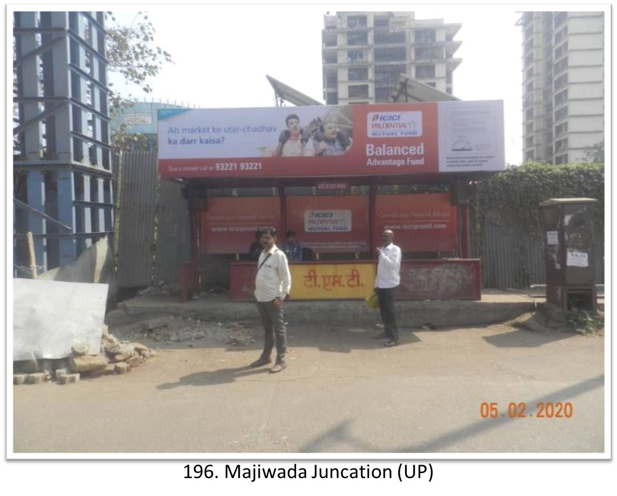 Bus Queue Shelter - - Majiwada Juncation (UP), Thane, Mumbai, Maharashtra Bus Queue Shelter - - Majiwada Juncation (UP), Thane, Mumbai, Maharashtra