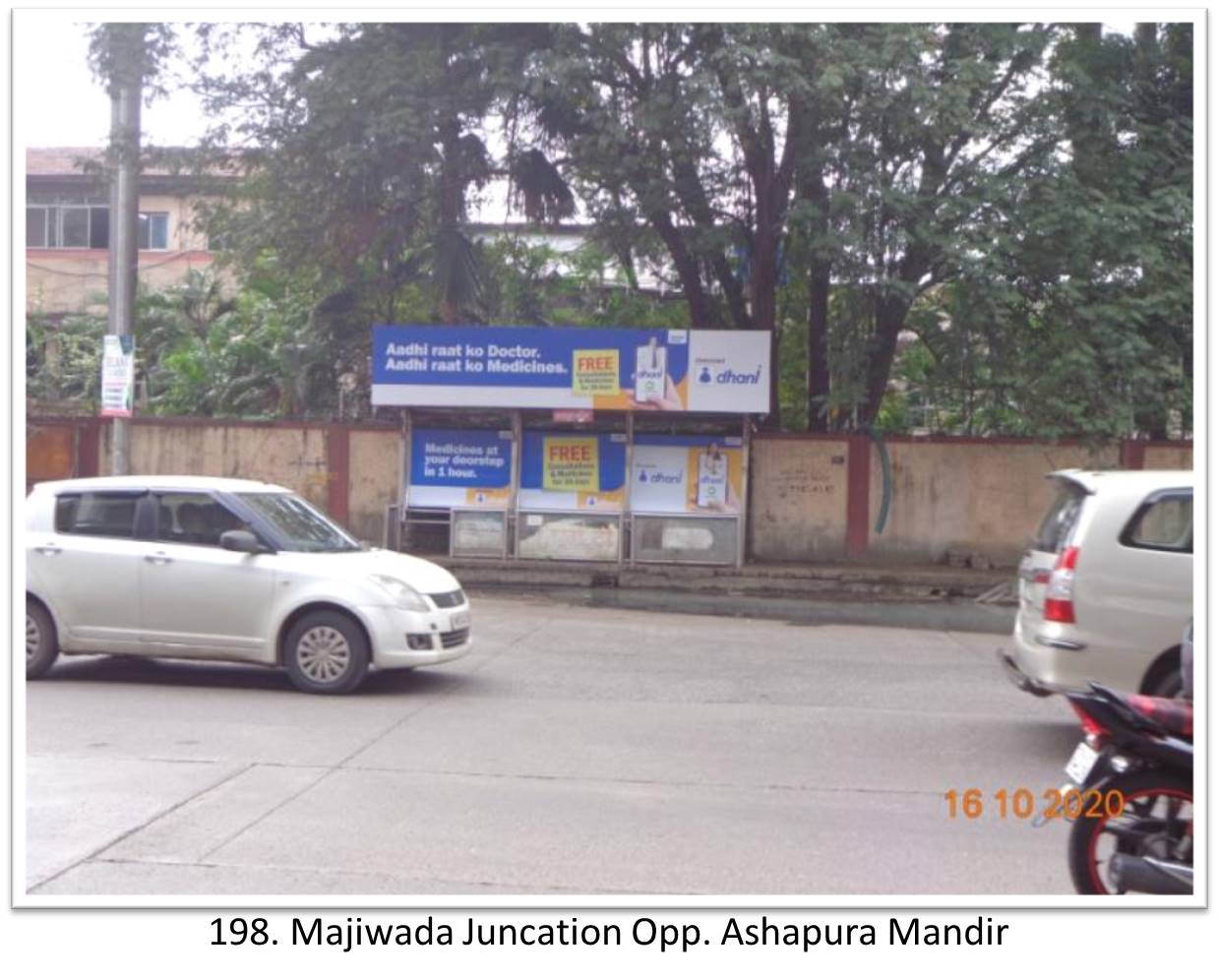Bus Queue Shelter - - Majiwada Juncation Opp. Ashapura Mandir, Thane, Mumbai, Maharashtra Bus Queue Shelter - - Majiwada Juncation Opp. Ashapura Mandir, Thane, Mumbai, Maharashtra