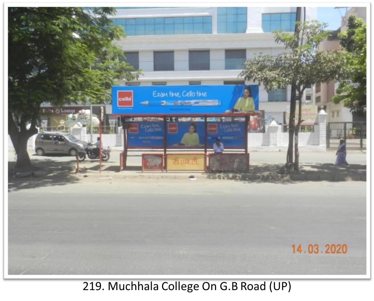 Bus Queue Shelter - - Muchhala College On G.B Road (UP), Thane, Mumbai, Maharashtra Bus Queue Shelter - - Muchhala College On G.B Road (UP), Thane, Mumbai, Maharashtra