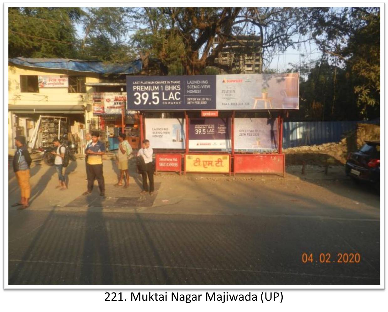 Bus Queue Shelter - - Muktai Nagar Majiwada (UP), Thane, Mumbai, Maharashtra Bus Queue Shelter - - Muktai Nagar Majiwada (UP), Thane, Mumbai, Maharashtra