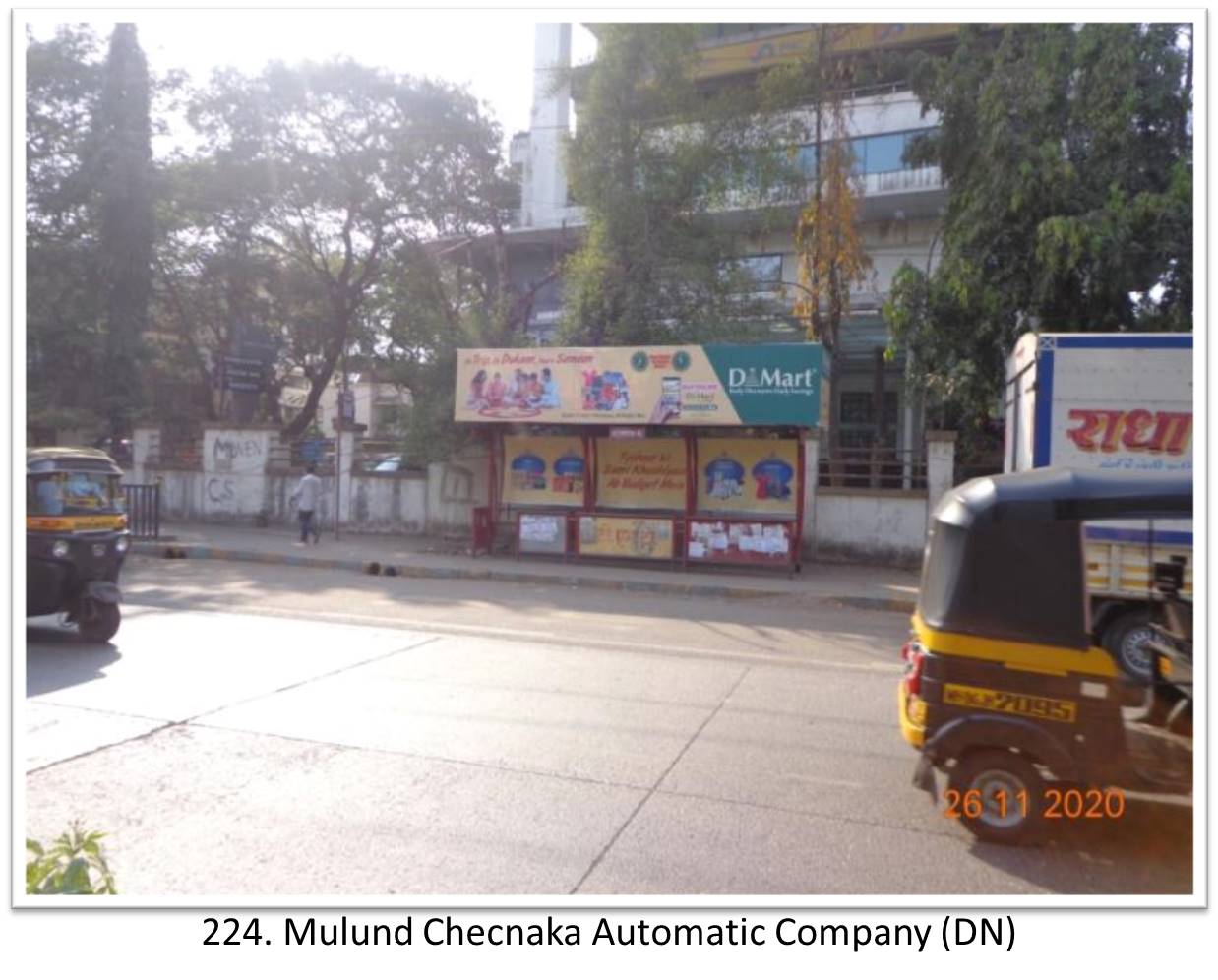 Bus Queue Shelter - - Mulund Checnaka Automatic Company (DN), Thane, Mumbai, Maharashtra Bus Queue Shelter - - Mulund Checnaka Automatic Company (DN), Thane, Mumbai, Maharashtra