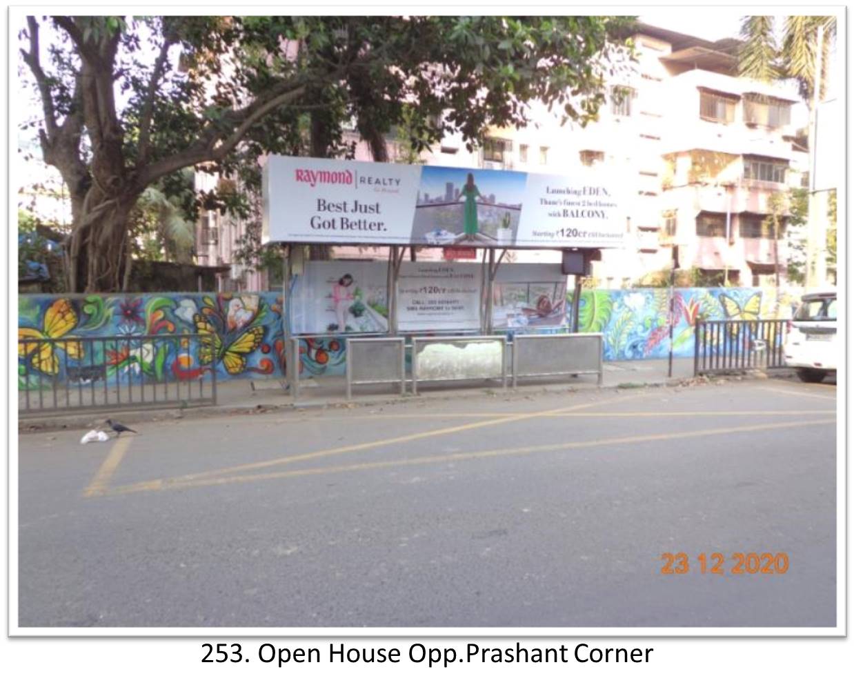 Bus Queue Shelter - - Open House Opp.Prashant Corner, Thane, Mumbai, Maharashtra Bus Queue Shelter - - Open House Opp.Prashant Corner, Thane, Mumbai, Maharashtra