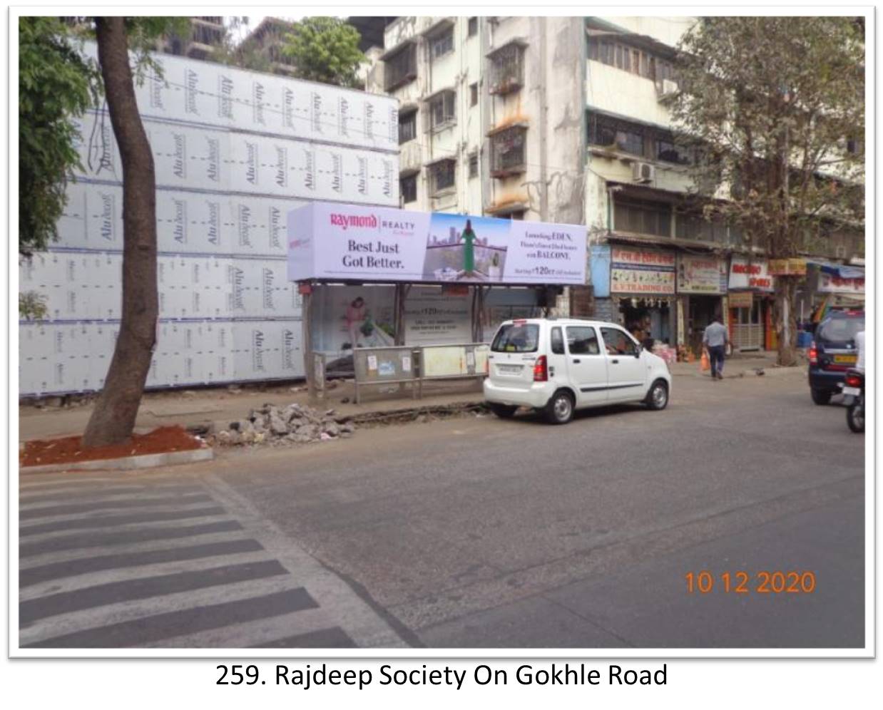 Bus Queue Shelter - - Rajdeep Society On Gokhle Road, Thane, Mumbai, Maharashtra Bus Queue Shelter - - Rajdeep Society On Gokhle Road, Thane, Mumbai, Maharashtra