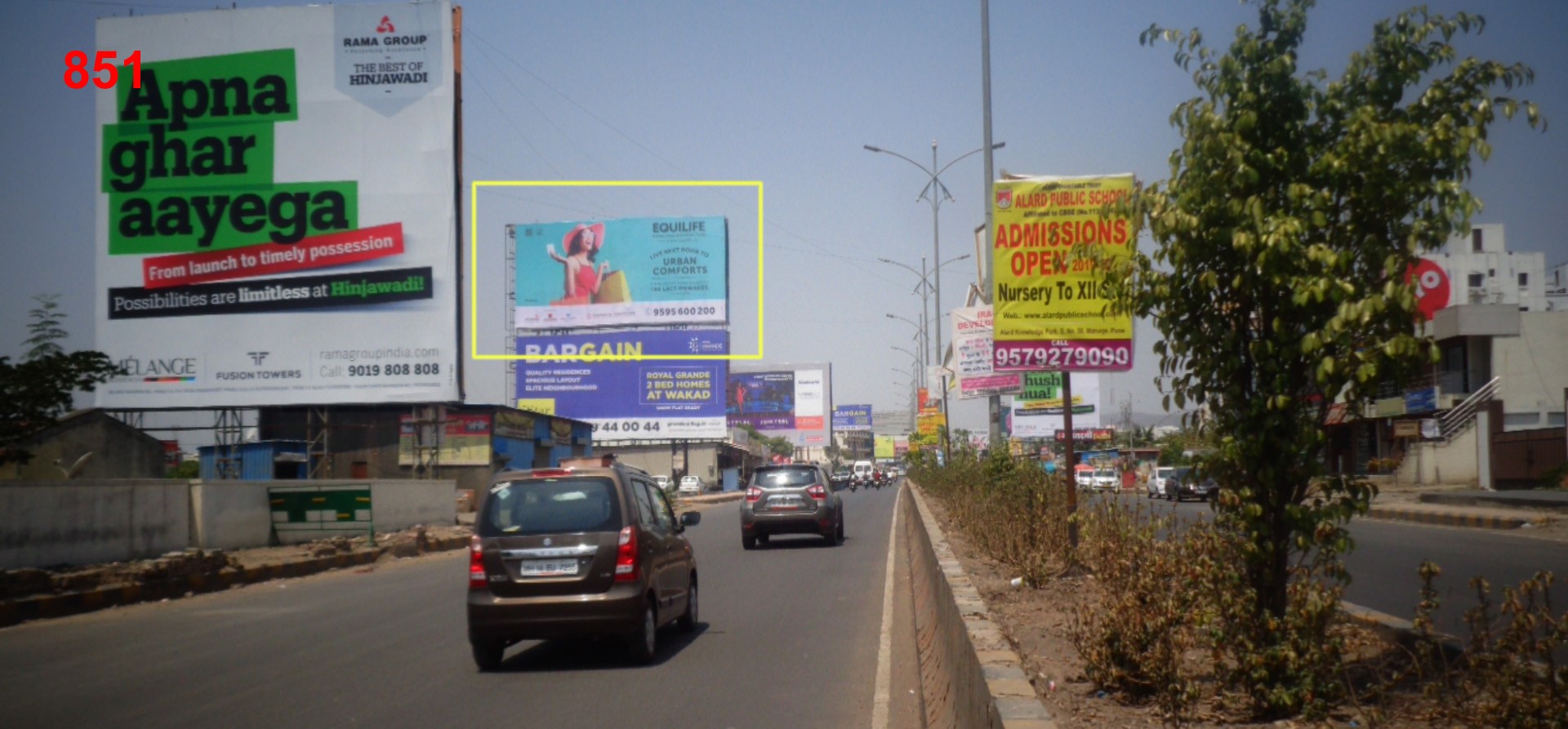 Hording - WAKAD - HINJAWADI ROADX, Pune, Maharashtra Hording - WAKAD - HINJAWADI ROADX, Pune, Maharashtra