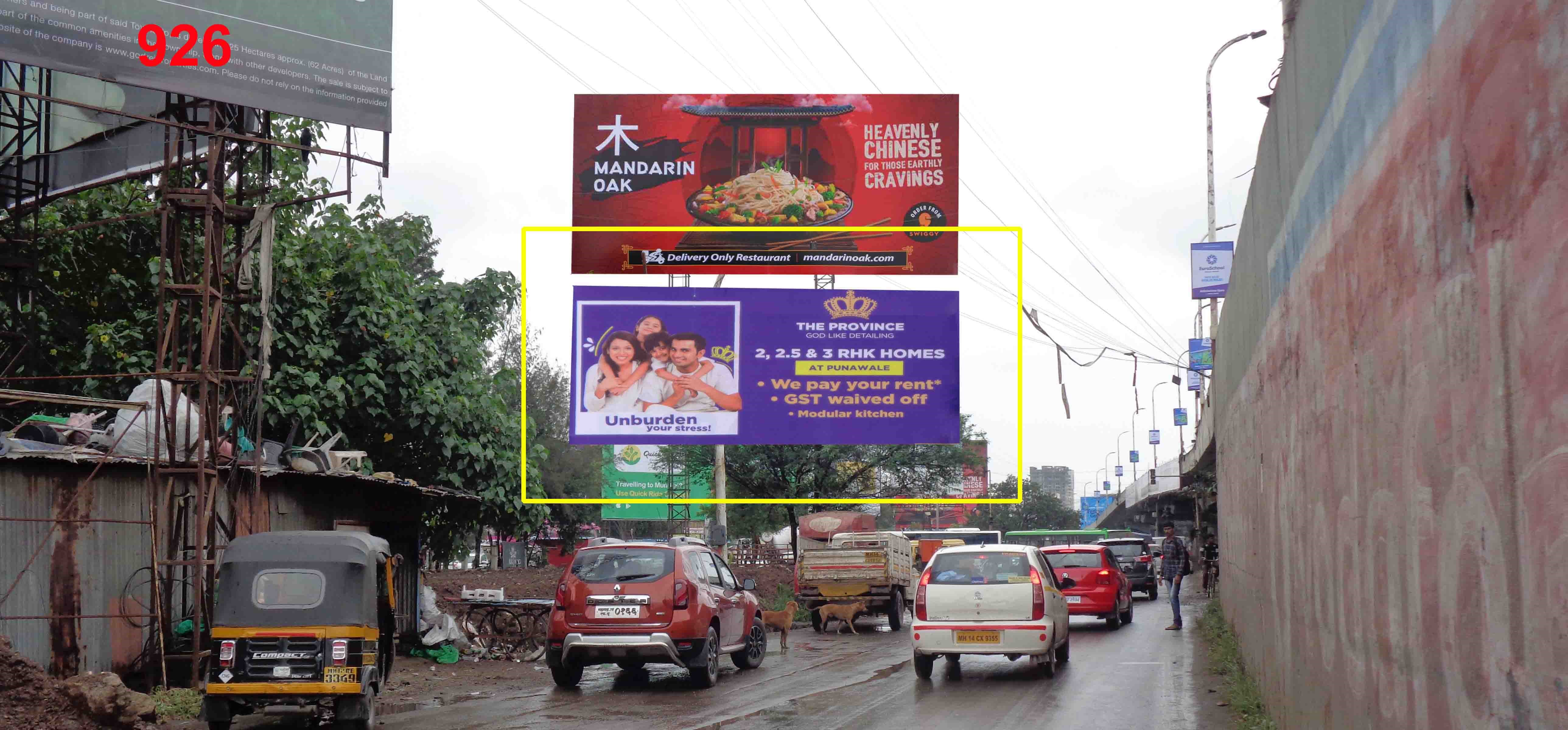 Hording - WAKAD CHOWK, Wakad - Hinjawadi Flyover, Pune, Maharashtra Hording - WAKAD CHOWK, Wakad - Hinjawadi Flyover, Pune, Maharashtra