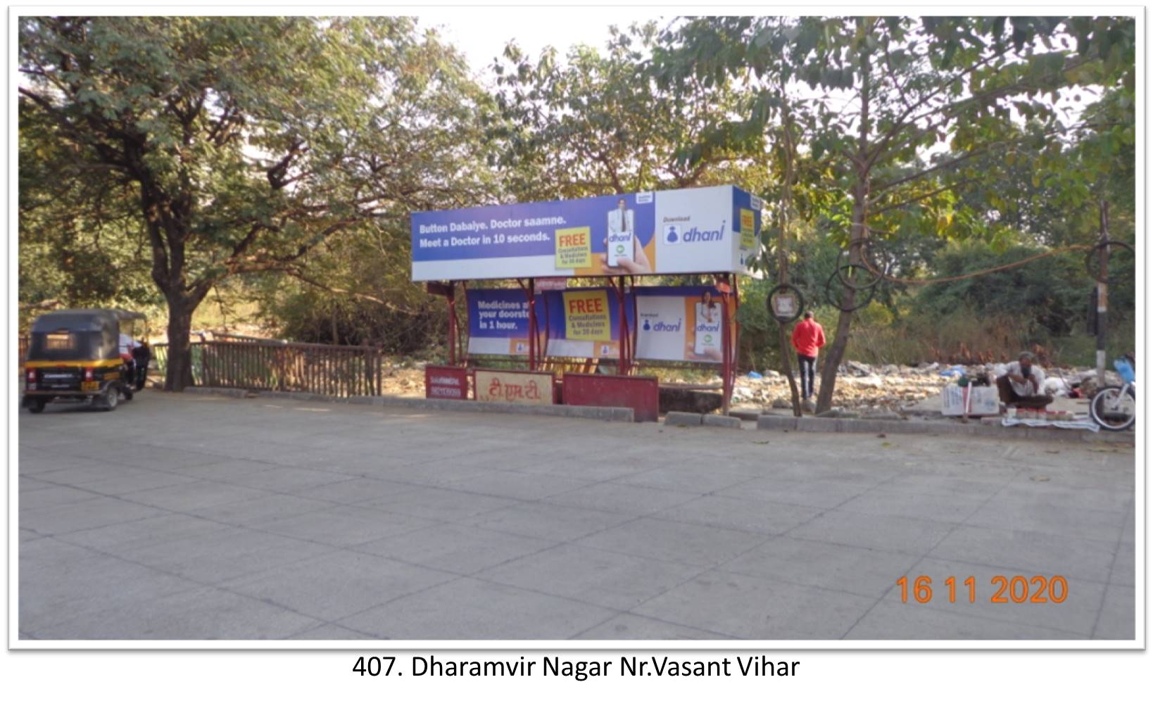 Bus Queue Shelter - - Dharamvir Nagar Nr.Vasant Vihar, Thane, Mumbai, Maharashtra Bus Queue Shelter - - Dharamvir Nagar Nr.Vasant Vihar, Thane, Mumbai, Maharashtra