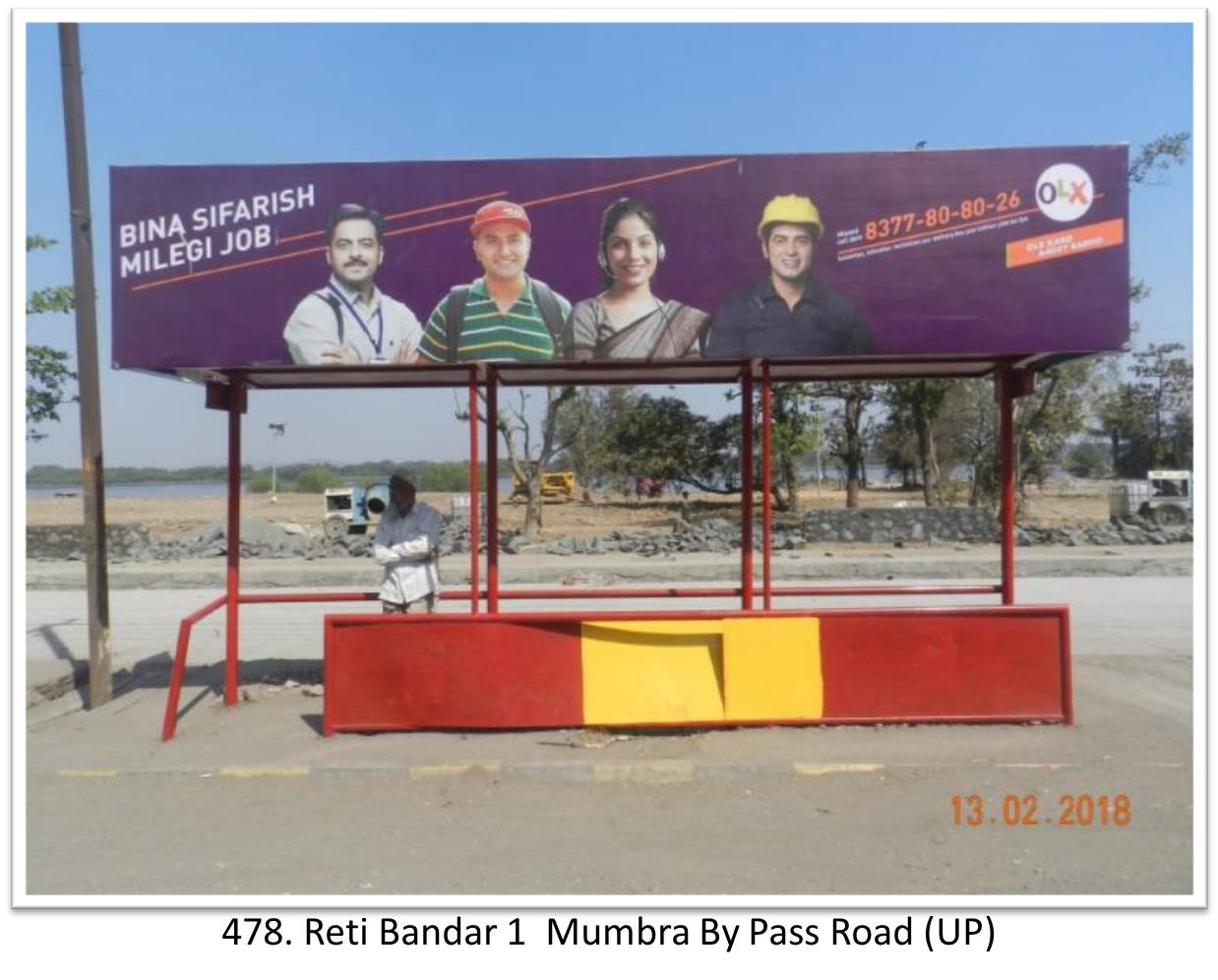 Bus Queue Shelter - - Reti Bandar 1 Mumbra By Pass Road (UP), Thane, Mumbai, Maharashtra Bus Queue Shelter - - Reti Bandar 1 Mumbra By Pass Road (UP), Thane, Mumbai, Maharashtra