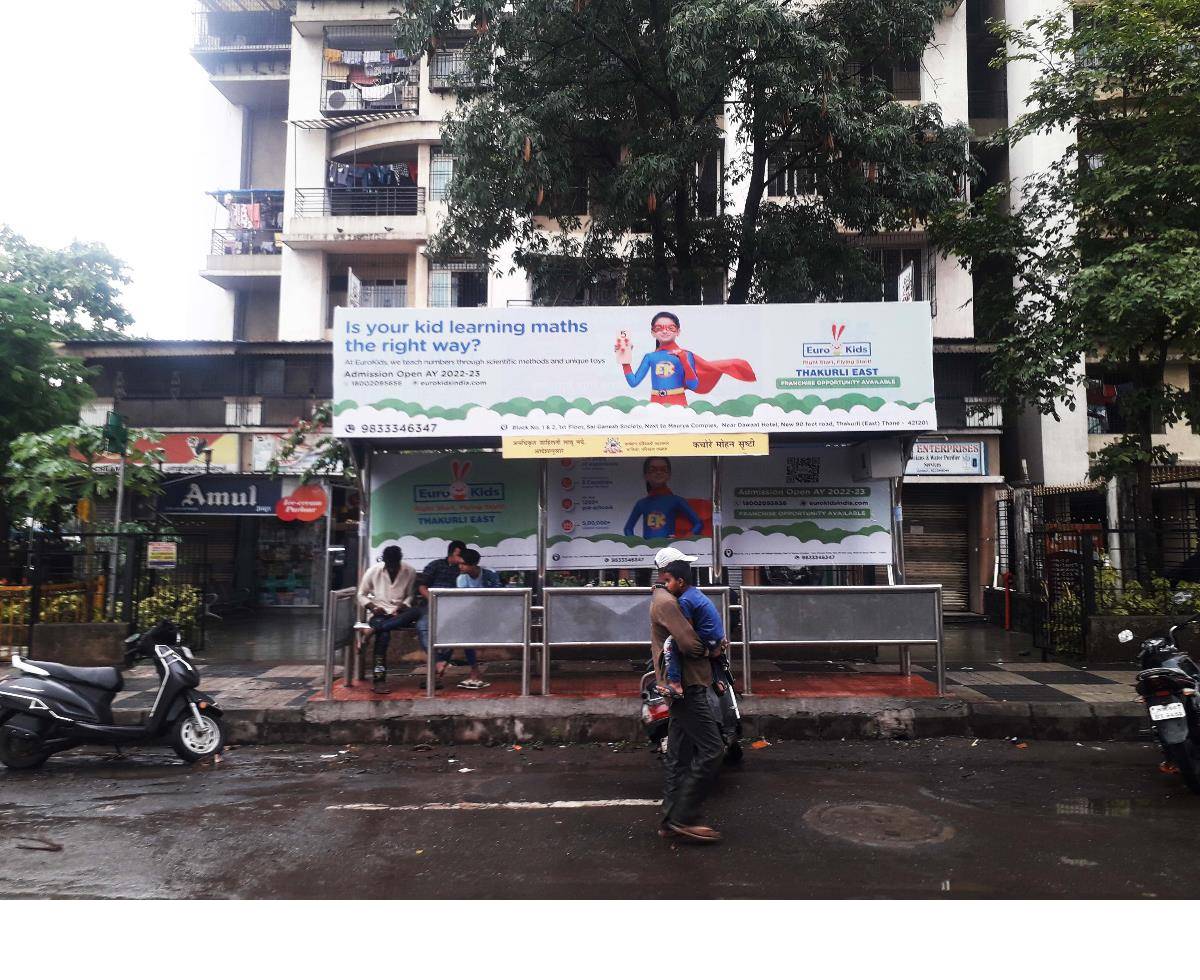 Bus Queue Shelter - Kachora - Nr.Kachora Mohan Shristi, Kalyan, Mumbai, Maharashtra Bus Queue Shelter - Kachora - Nr.Kachora Mohan Shristi, Kalyan, Mumbai, Maharashtra
