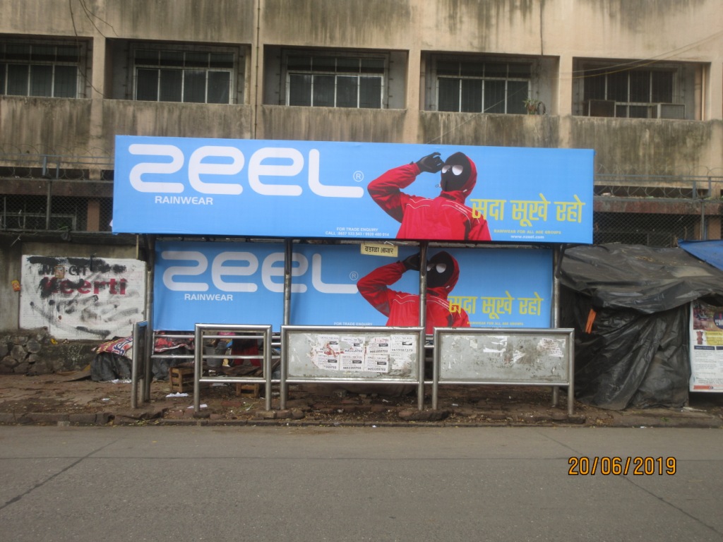 Bus Queue Shelter - Near Wadala Temple - Wadala Depot, Wadala, Mumbai, Maharashtra Bus Queue Shelter - Near Wadala Temple - Wadala Depot, Wadala, Mumbai, Maharashtra