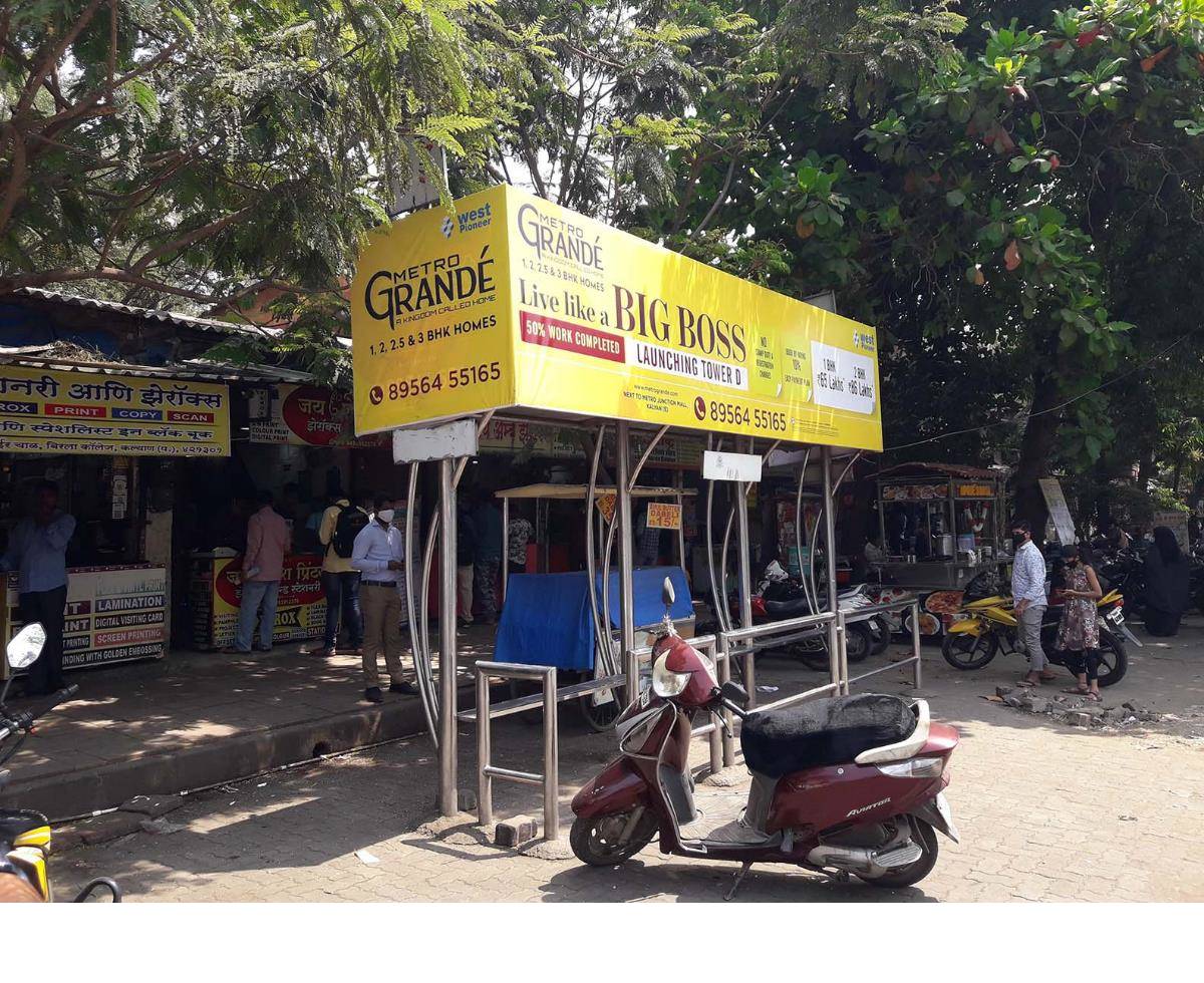 Bus Queue Shelter - Nr. Birla Collage - Birla Collage Nr Gate, Kalyan, Mumbai, Maharashtra Bus Queue Shelter - Nr. Birla Collage - Birla Collage Nr Gate, Kalyan, Mumbai, Maharashtra