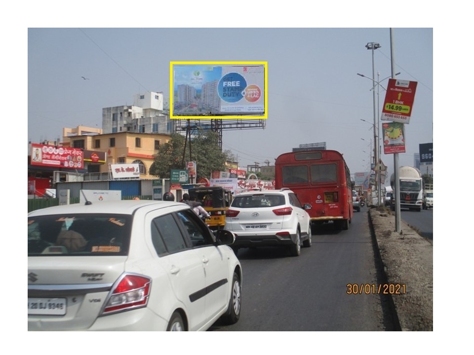 Nonlit - Pune To Nagar Road At Khandve Nagar Wagholi Mappel Hotel., Pune, Maharashtra Nonlit - Pune To Nagar Road At Khandve Nagar Wagholi Mappel Hotel., Pune, Maharashtra