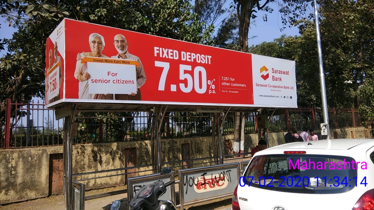 Bus Queue Shelter - Veer Savarkar Road - Hinduja Hospital, Mahim, Mumbai, Maharashtra Bus Queue Shelter - Veer Savarkar Road - Hinduja Hospital, Mahim, Mumbai, Maharashtra