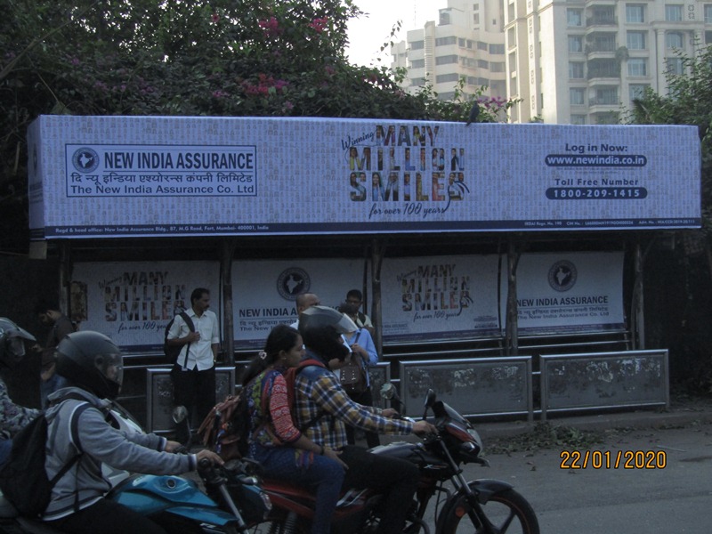 Bus Queue Shelter - Adi Shankaracharya Road - Hiranandani, Powai, Mumbai, Maharashtra Bus Queue Shelter - Adi Shankaracharya Road - Hiranandani, Powai, Mumbai, Maharashtra