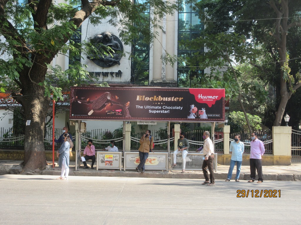 Bus Queue Shelter - Sayani Road - Ravindrantya Mandir, Prabhadevi, Mumbai, Maharashtra Bus Queue Shelter - Sayani Road - Ravindrantya Mandir, Prabhadevi, Mumbai, Maharashtra