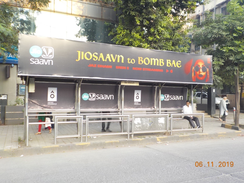 Bus Queue Shelter - B. A. Road - Jain Society, Sion, Mumbai, Maharashtra Bus Queue Shelter - B. A. Road - Jain Society, Sion, Mumbai, Maharashtra