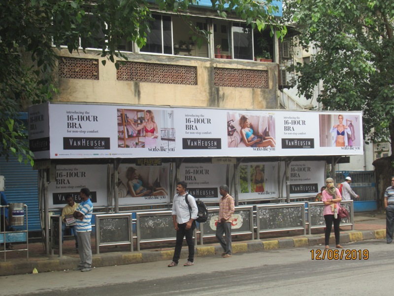 Bus Queue Shelter - Road No.3 (Sion) - Rani Laxmi Chowk, Sion, Mumbai, Maharashtra Bus Queue Shelter - Road No.3 (Sion) - Rani Laxmi Chowk, Sion, Mumbai, Maharashtra