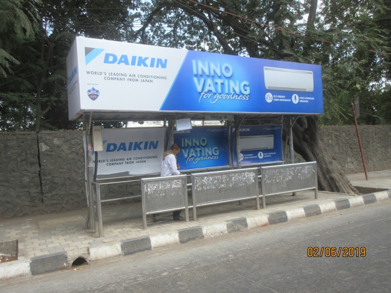 Bus Queue Shelter - L. B. S. Road - Godrej Co., Vikhroli (W), Mumbai, Maharashtra Bus Queue Shelter - L. B. S. Road - Godrej Co., Vikhroli (W), Mumbai, Maharashtra