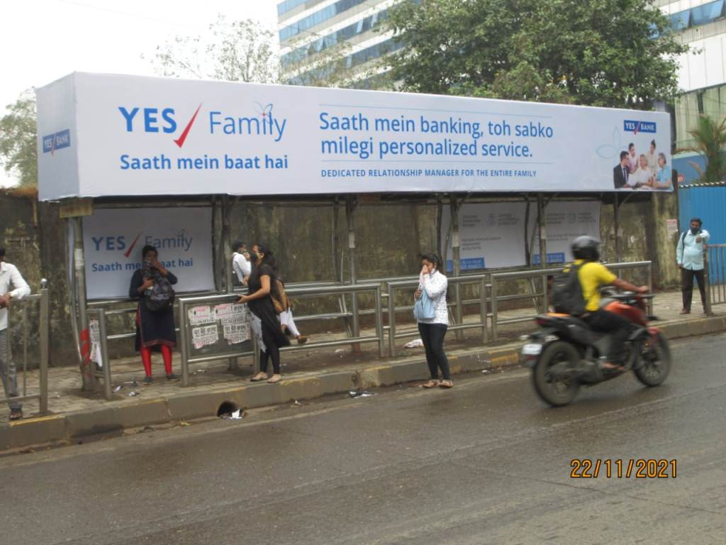 Bus Queue Shelter - L. B. S. Road - Asian Paint, Bhandup (W), Mumbai, Maharashtra Bus Queue Shelter - L. B. S. Road - Asian Paint, Bhandup (W), Mumbai, Maharashtra