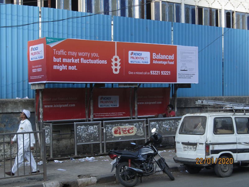Bus Queue Shelter - L. B. S. Road - Bhandup Jain Mandir, Bhandup (W), Mumbai, Maharashtra Bus Queue Shelter - L. B. S. Road - Bhandup Jain Mandir, Bhandup (W), Mumbai, Maharashtra