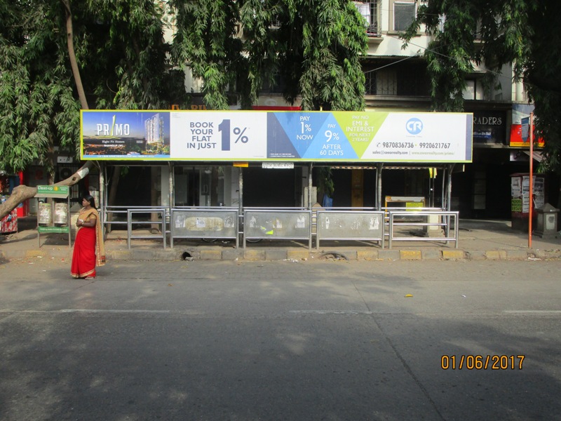 Bus Queue Shelter - L. B. S. Road - Shangrila, Bhandup (W), Mumbai, Maharashtra Bus Queue Shelter - L. B. S. Road - Shangrila, Bhandup (W), Mumbai, Maharashtra