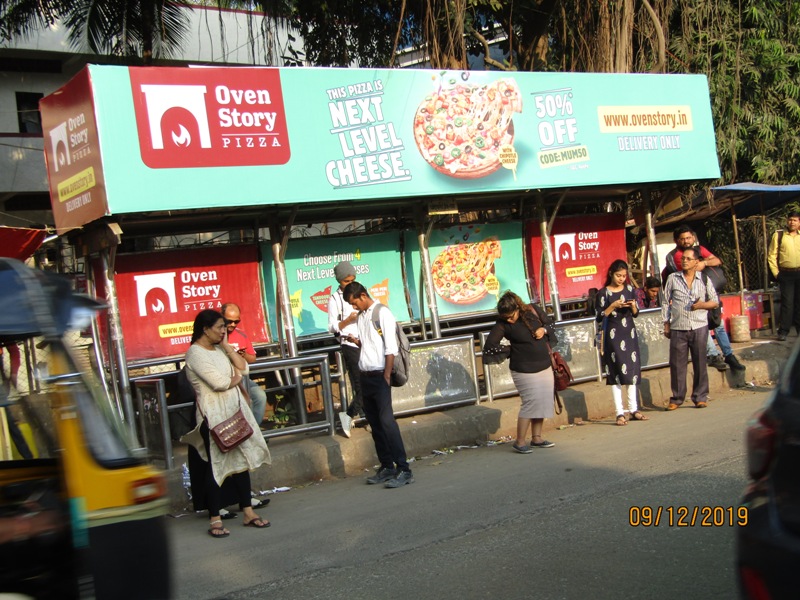 Bus Queue Shelter - Saki Vihar Road - Chandivali Village,   Chandivali,   Mumbai,   Maharashtra