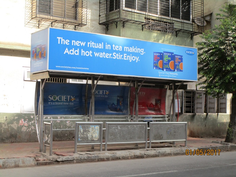 Bus Queue Shelter - Bhavani Shankar Road - Shardashram, Dadar (W), Mumbai, Maharashtra Bus Queue Shelter - Bhavani Shankar Road - Shardashram, Dadar (W), Mumbai, Maharashtra