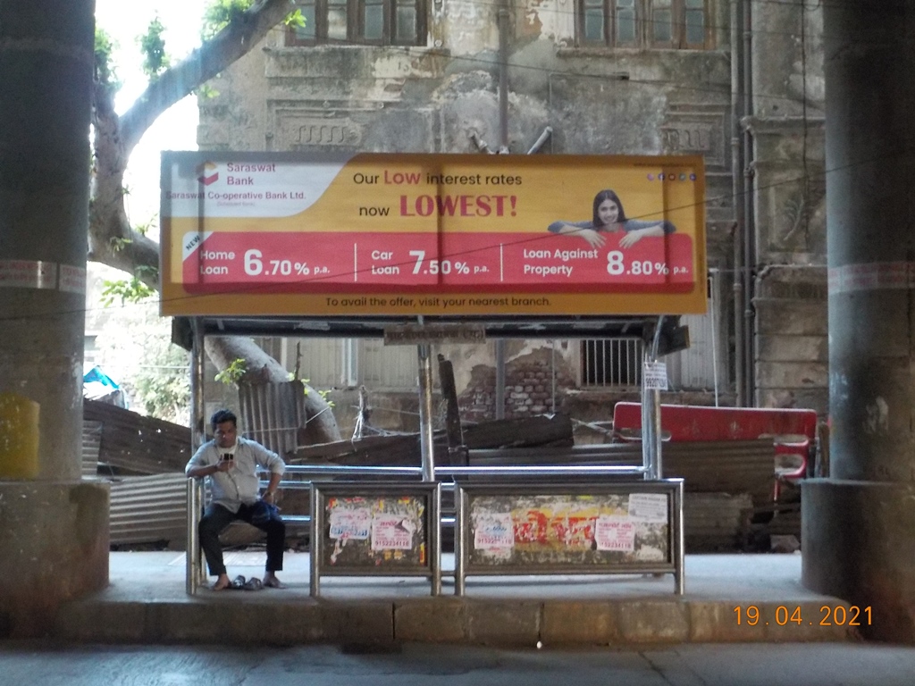Bus Queue Shelter - Hirachand Desai Road - Ghatkopar Rly. Stn(W), Ghatkopar (W), Mumbai, Maharashtra Bus Queue Shelter - Hirachand Desai Road - Ghatkopar Rly. Stn(W), Ghatkopar (W), Mumbai, Maharashtra