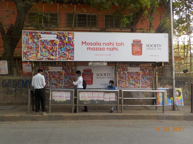 Bus Queue Shelter - Narsi Mehta Road - Maniklal School, Ghatkopar (W), Mumbai, Maharashtra Bus Queue Shelter - Narsi Mehta Road - Maniklal School, Ghatkopar (W), Mumbai, Maharashtra