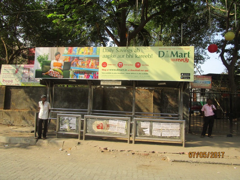 Bus Queue Shelter - Govandi Stn. Road - Govandi station Road, Govandi, Mumbai, Maharashtra Bus Queue Shelter - Govandi Stn. Road - Govandi station Road, Govandi, Mumbai, Maharashtra