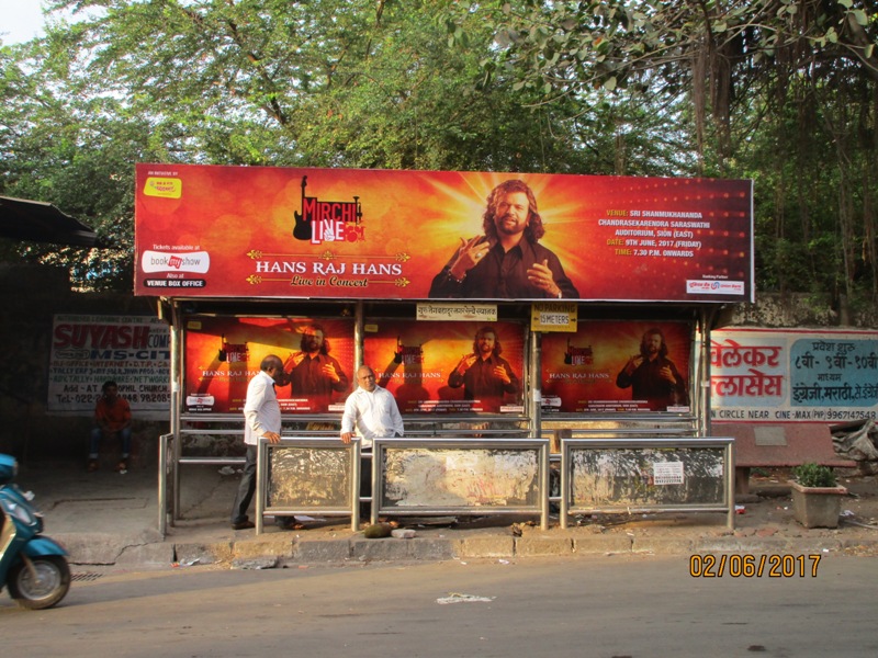Bus Queue Shelter - Shukla Marg - G.T.B. Nagar Rly. Stn., GTB Nagar, Mumbai, Maharashtra Bus Queue Shelter - Shukla Marg - G.T.B. Nagar Rly. Stn., GTB Nagar, Mumbai, Maharashtra