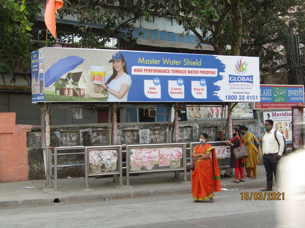 Bus Queue Shelter - L. B. S. Road - Sheetal Cinema, Kurla (W), Mumbai, Maharashtra Bus Queue Shelter - L. B. S. Road - Sheetal Cinema, Kurla (W), Mumbai, Maharashtra