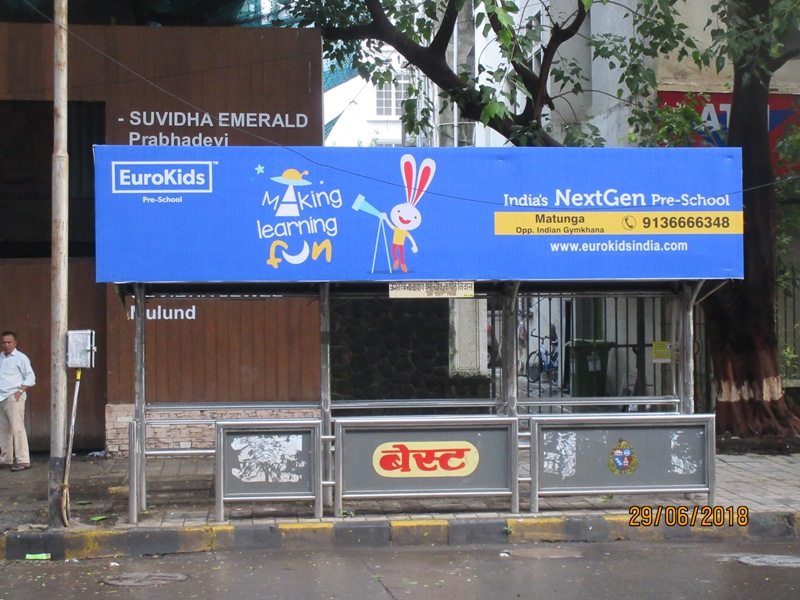 Bus Queue Shelter - B. A. Road - Kapol Niwas, Matunga (E), Mumbai, Maharashtra Bus Queue Shelter - B. A. Road - Kapol Niwas, Matunga (E), Mumbai, Maharashtra