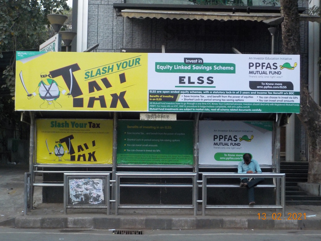 Bus Queue Shelter - N. S. Road - Mulund Station (W), Mulund (W), Mumbai, Maharashtra Bus Queue Shelter - N. S. Road - Mulund Station (W), Mulund (W), Mumbai, Maharashtra