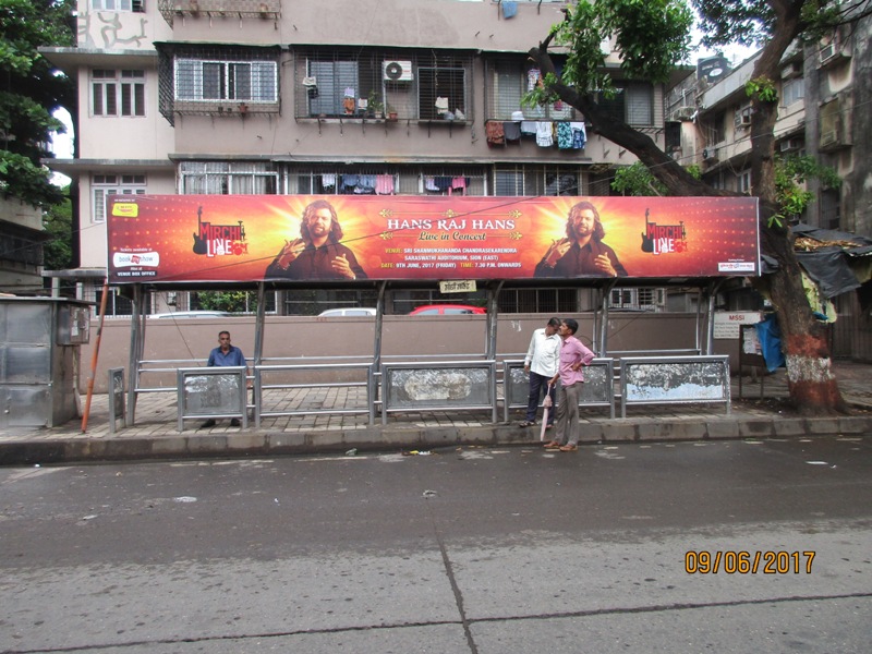 Bus Queue Shelter - B. A. Road - Gandhi Market, Sion, Mumbai, Maharashtra Bus Queue Shelter - B. A. Road - Gandhi Market, Sion, Mumbai, Maharashtra